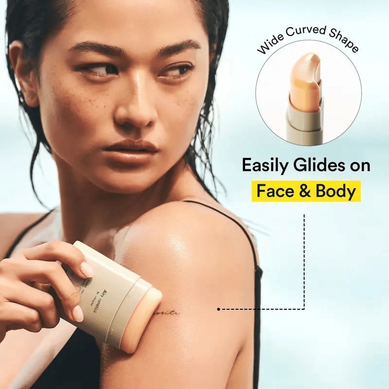 Airy Sunstick Smoothing Bar SPF50 (Single/Duo) | Matt Finish. Non-Sticky Sun Protection for Face and Body. Long-lasting. UV Protector sunscreen(0.81 oz)