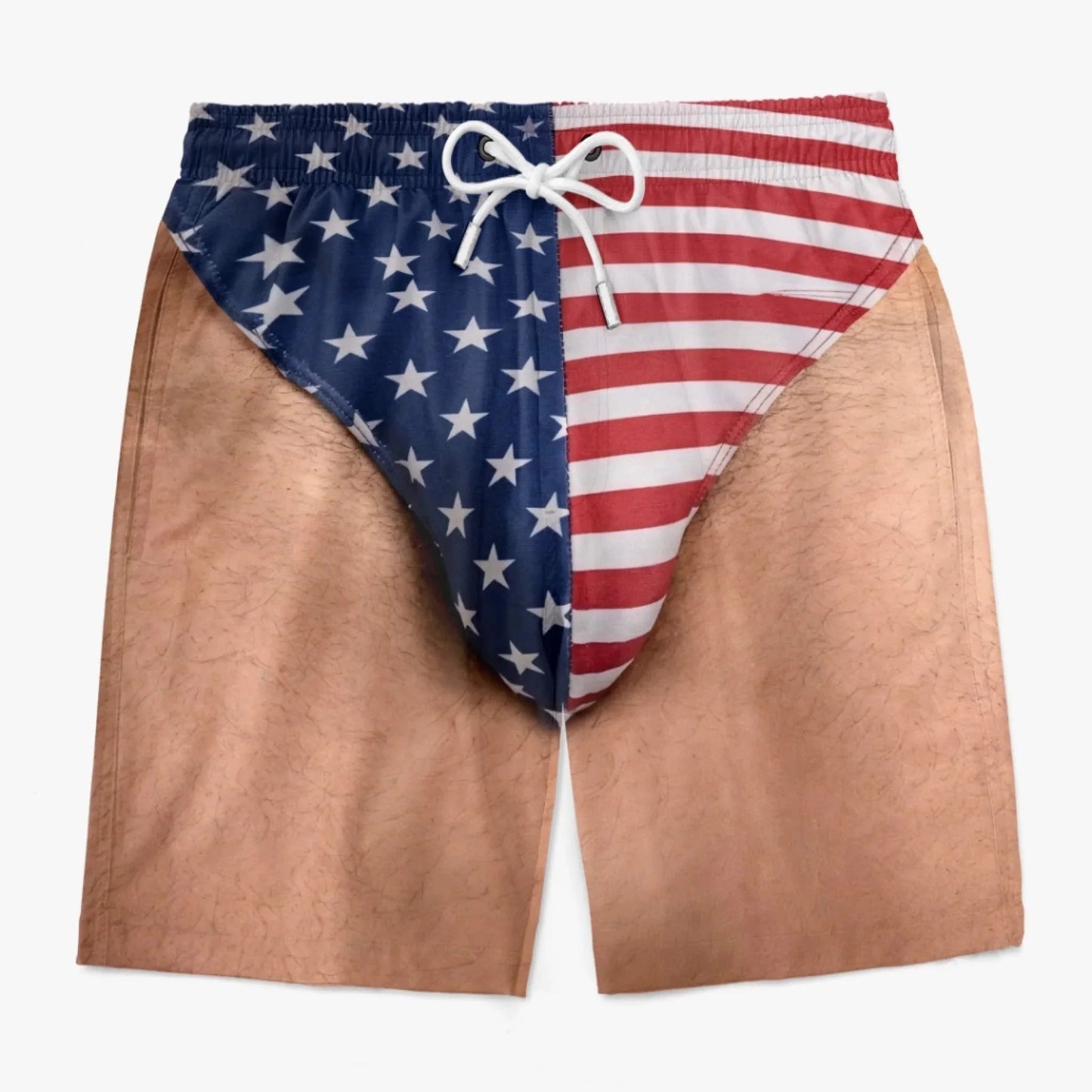 πΊπΈ Funny Patriotic Men's Swim Trunks β Freedom & Chill Summer Beach Shorts ποΈπ