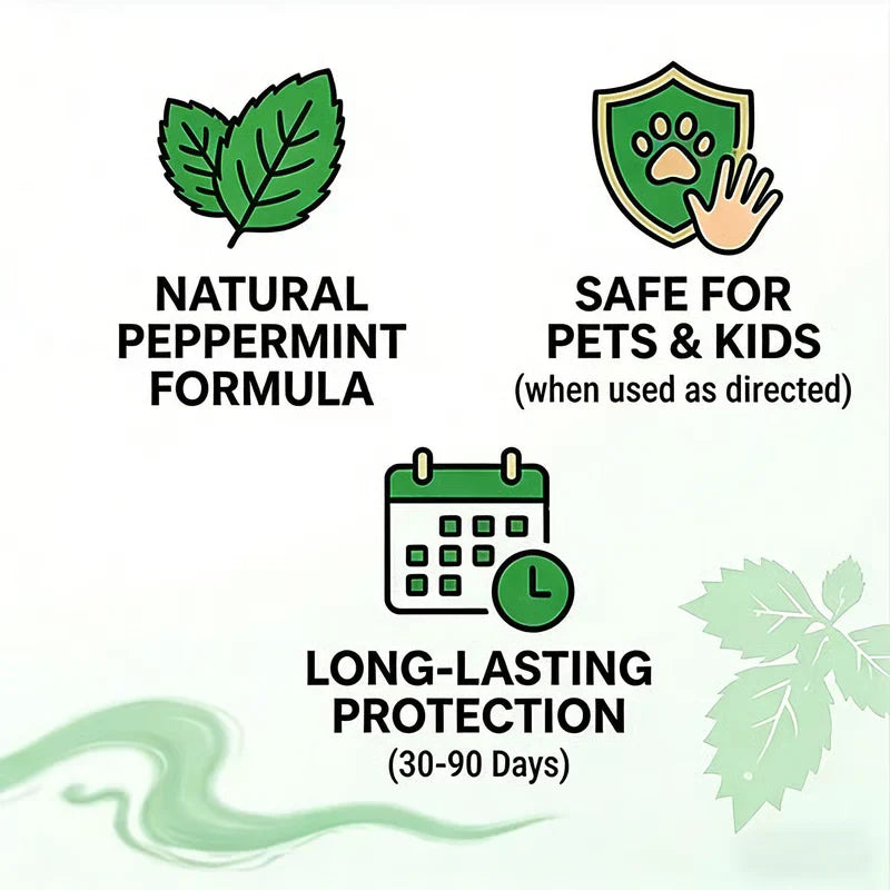 π¦ 50% OFF NOW!π π’ Natural Peppermint Rodent Repellent Tablets β 10 Pack