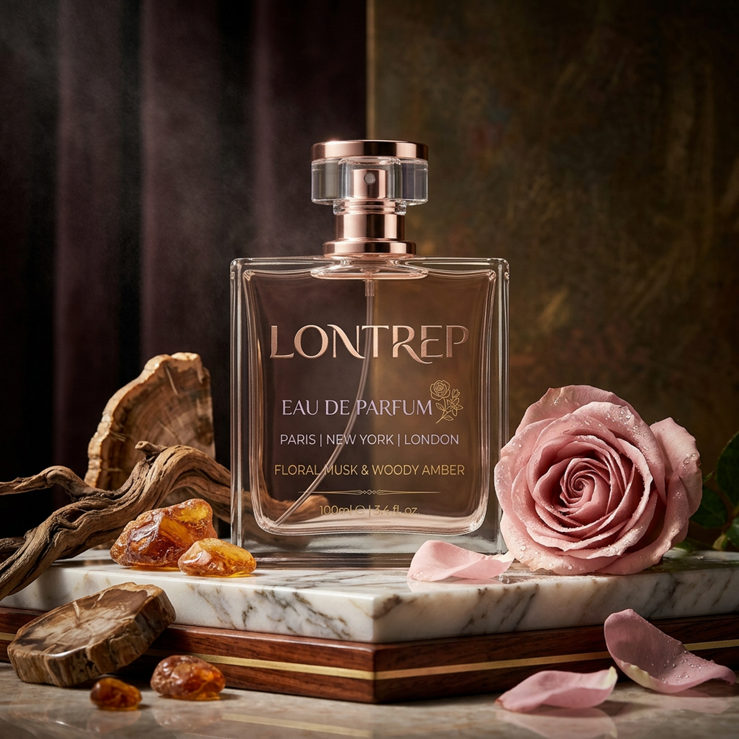 Floral Musk & Woody Amber Fragrance