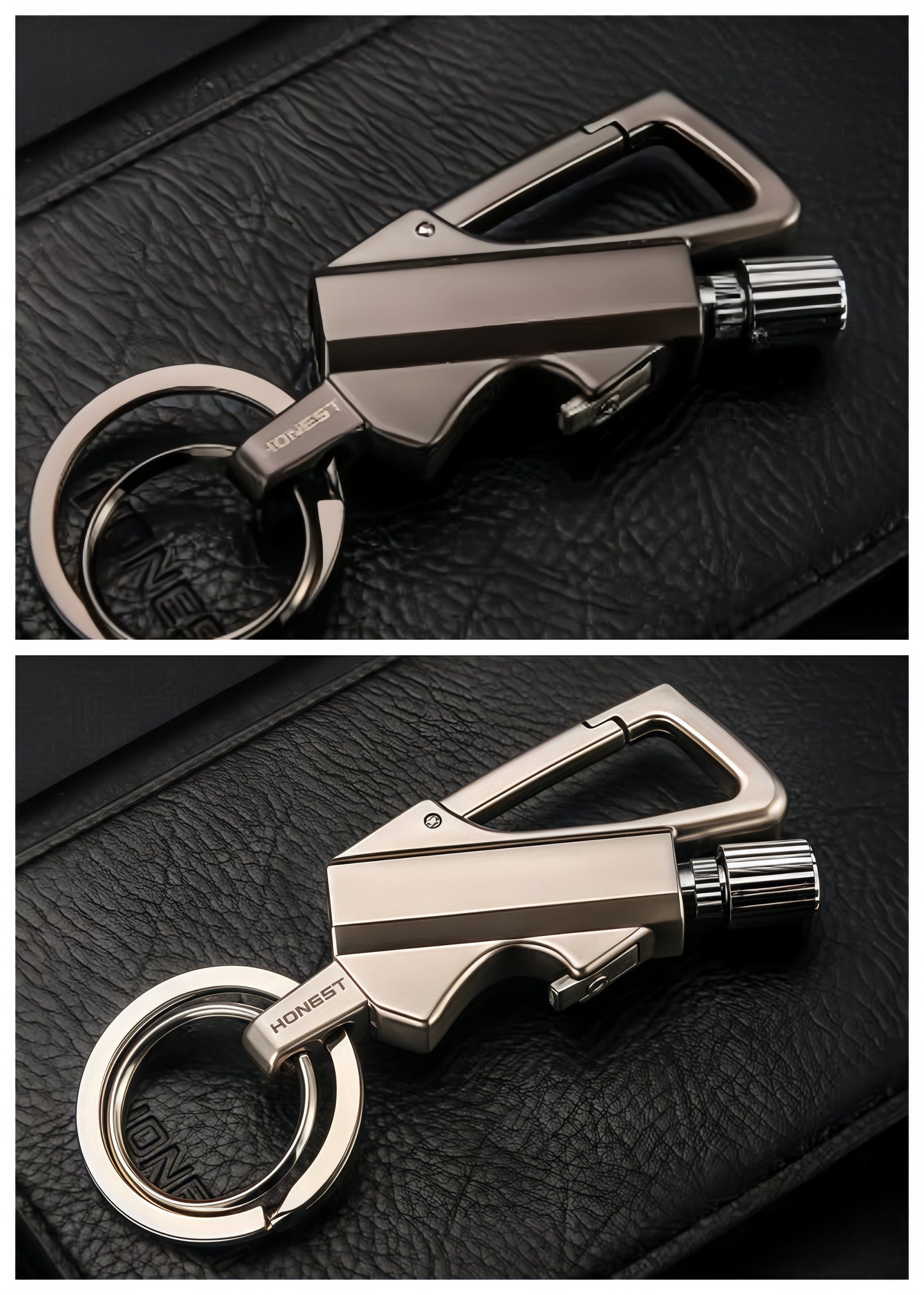 ✨LAST DAY 49% OFF - Permanent Match Infinity Lighter with Multitool Keychain Bottle Opener
