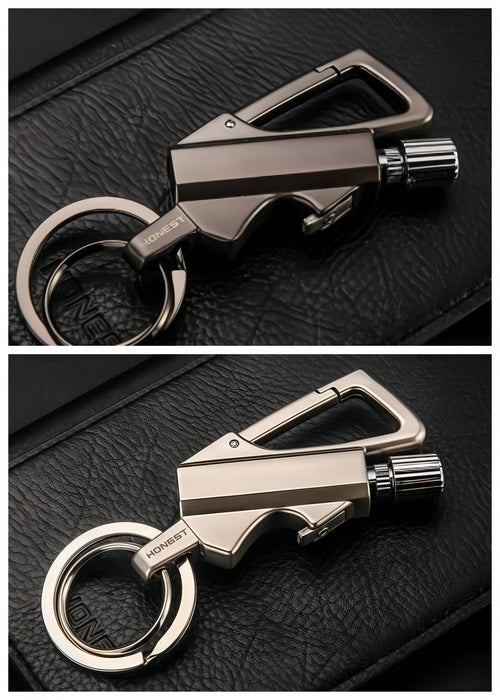 ✨LAST DAY 49% OFF - Permanent Match Infinity Lighter with Multitool Keychain Bottle Opener