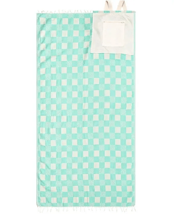 🏖️2-in-1 Convertible Towel & Backpack with Inner Zip Pocket & Sand-Repelling Fabric