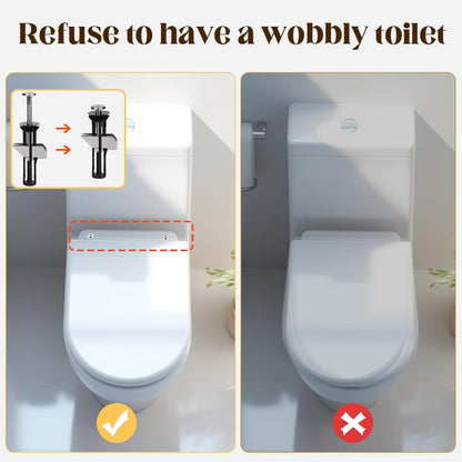 ✨ Universal Toilet Seat Bolt Kit - Quick Release & Easy Install