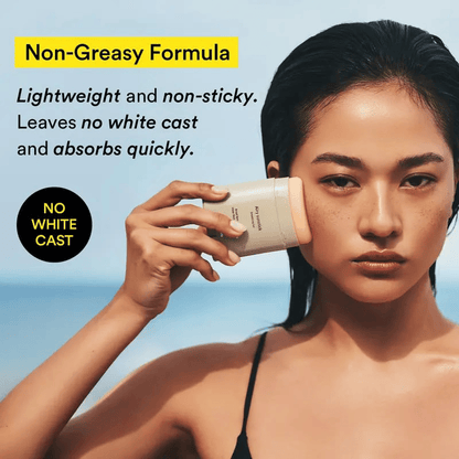 Airy Sunstick Smoothing Bar SPF50 (Single/Duo) | Matt Finish. Non-Sticky Sun Protection for Face and Body. Long-lasting. UV Protector sunscreen(0.81 oz)