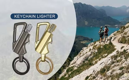 ✨LAST DAY 49% OFF - Permanent Match Infinity Lighter with Multitool Keychain Bottle Opener