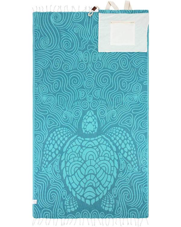 🏖️2-in-1 Convertible Towel & Backpack with Inner Zip Pocket & Sand-Repelling Fabric