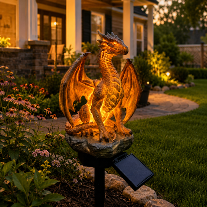 🔥 Limited 50% OFF Today!🐉Solar Dragon Garden Light Set🔥– ✨2 Dragons Included for Magical Outdoor Decor🎁