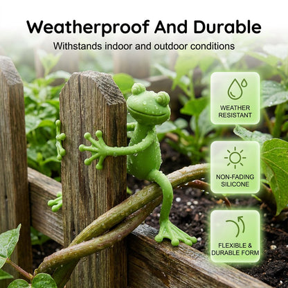 Frog Plant Stand Clips 🐸🌿 Support Climbing Plants Indoors Outdoors Stable Growth（Buy one get one free