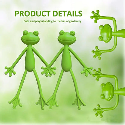 Frog Plant Stand Clips 🐸🌿 Support Climbing Plants Indoors Outdoors Stable Growth（Buy one get one free