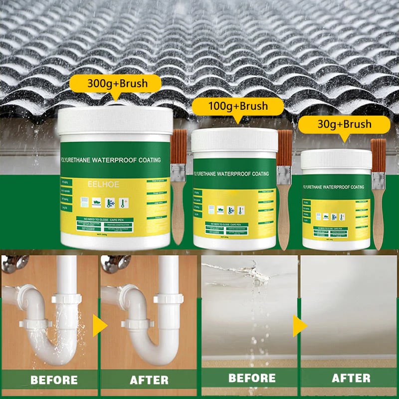 🔥2026 Special 49% OFF🔥【Just $6.67/Bottle】Multifunctional Transparent Waterproof Coating – Seals Leaks Instantly