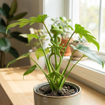 Frog Plant Stand Clips 🐸🌿 Support Climbing Plants Indoors Outdoors Stable Growth（Buy one get one free