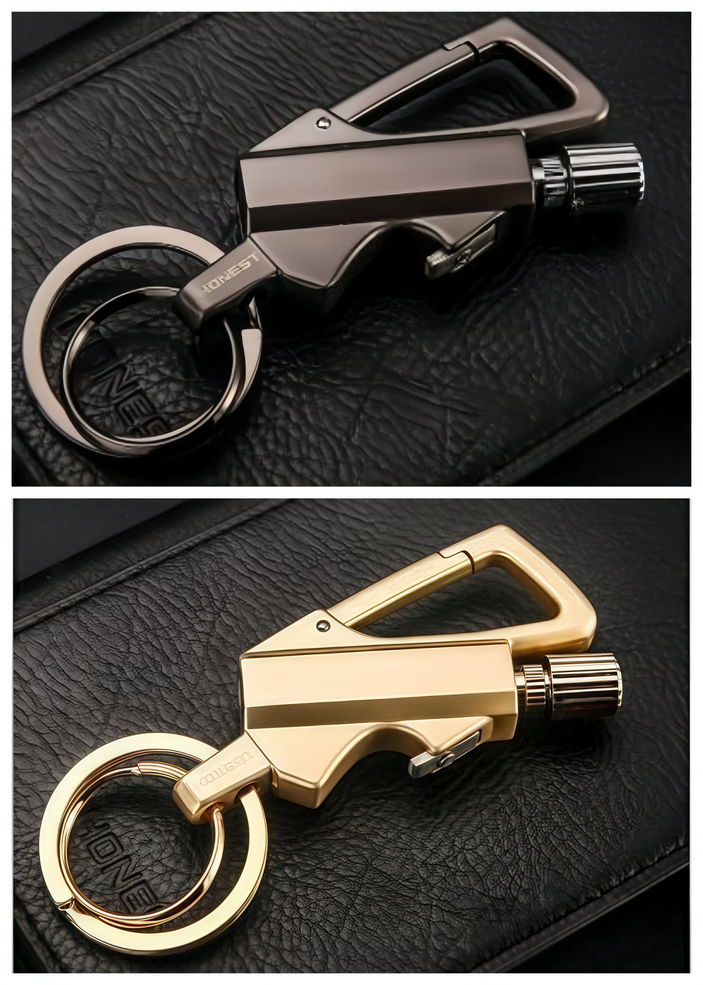 ✨LAST DAY 49% OFF - Permanent Match Infinity Lighter with Multitool Keychain Bottle Opener