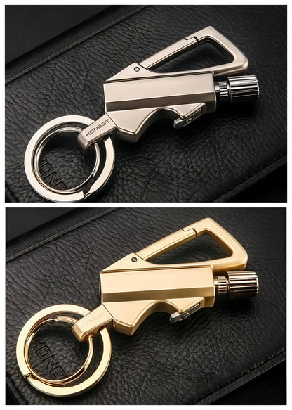 ✨LAST DAY 49% OFF - Permanent Match Infinity Lighter with Multitool Keychain Bottle Opener