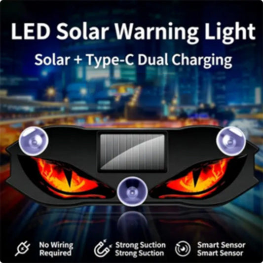 🚗🔆 Solar-Powered LED Car Warning Light – 50% OFF! Solar-powered. weatherproof. automatic activation at dark – for more safety on the roadside. 🔥🛡️